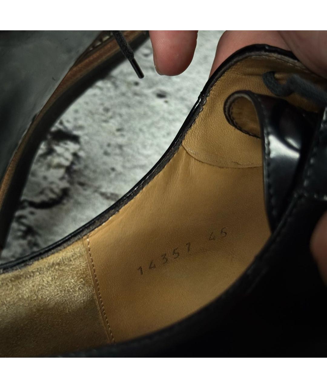 DRIES VAN NOTEN Черные туфли из лакированной кожи, фото 7