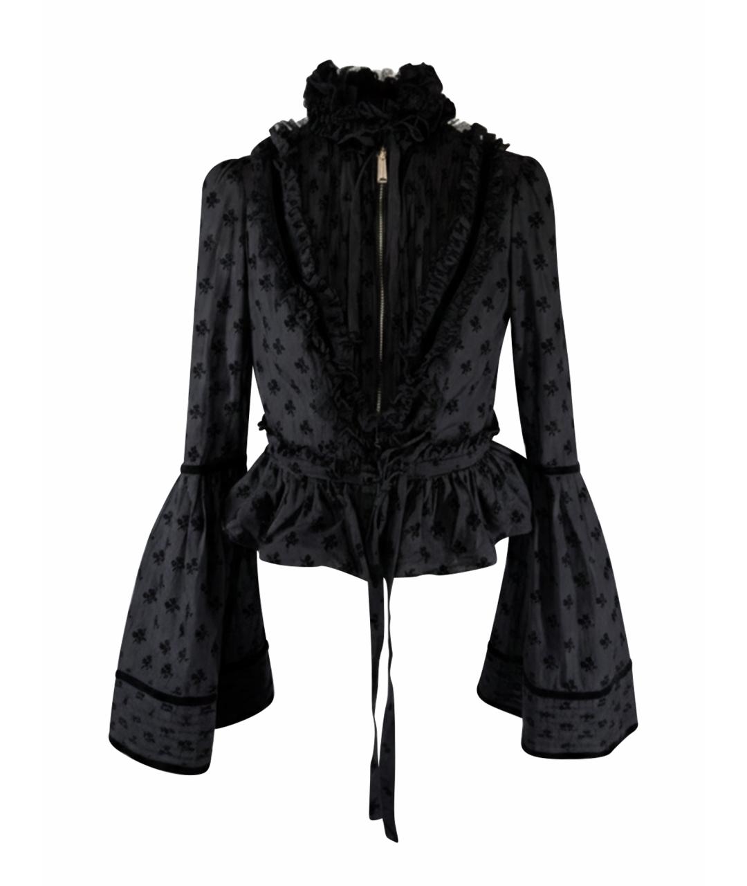 DSQUARED2 Черная хлопковая блузы, фото 1