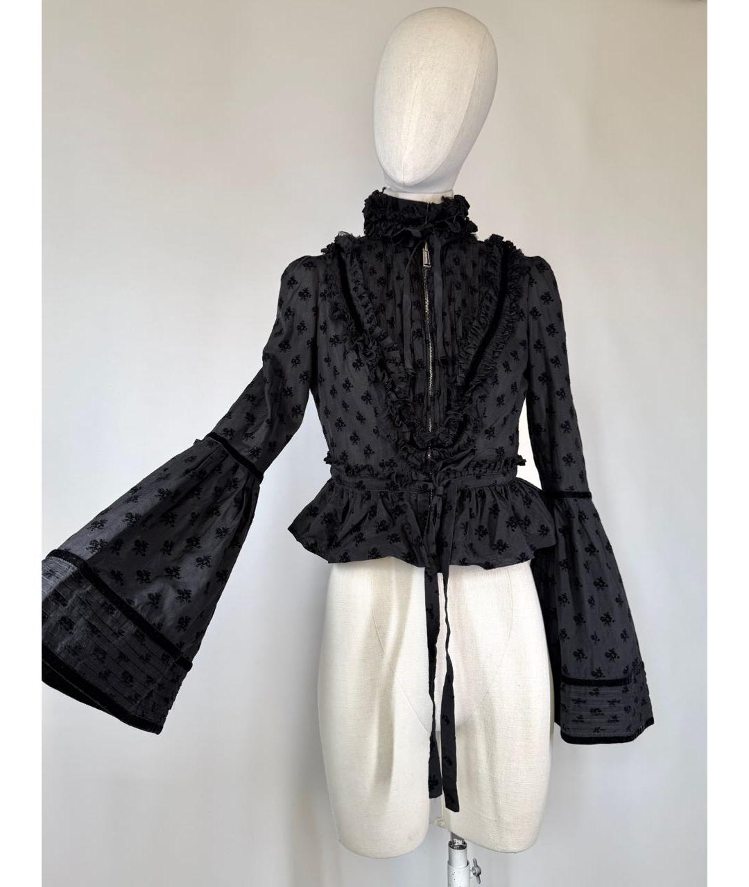 DSQUARED2 Черная хлопковая блузы, фото 5