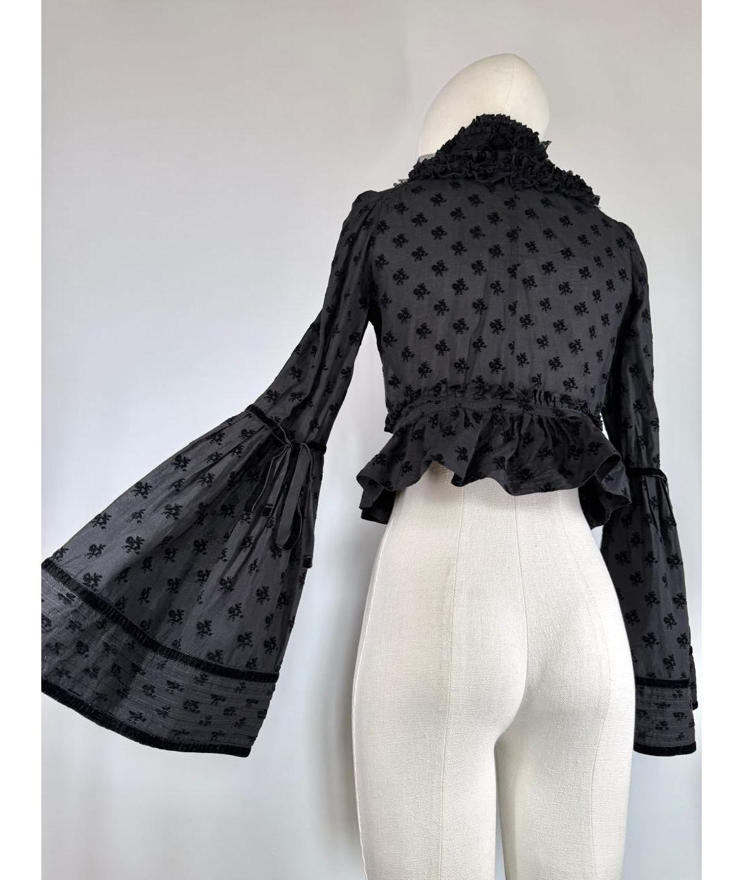 DSQUARED2 Черная хлопковая блузы, фото 3