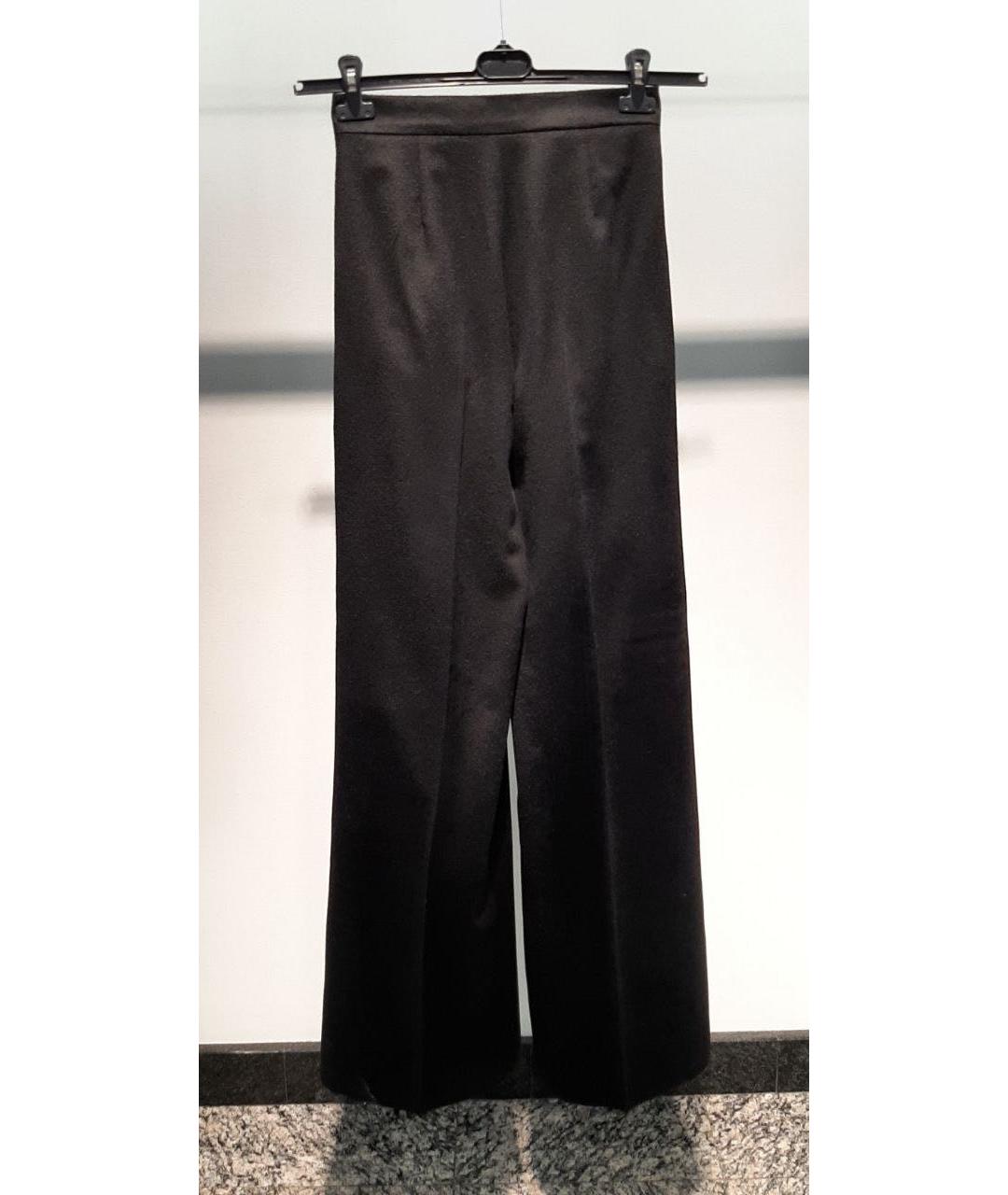 MAX MARA Черные брюки широкие, фото 2