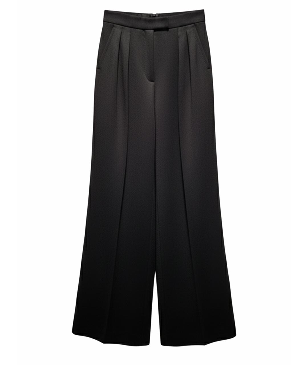 MAX MARA Черные брюки широкие, фото 1