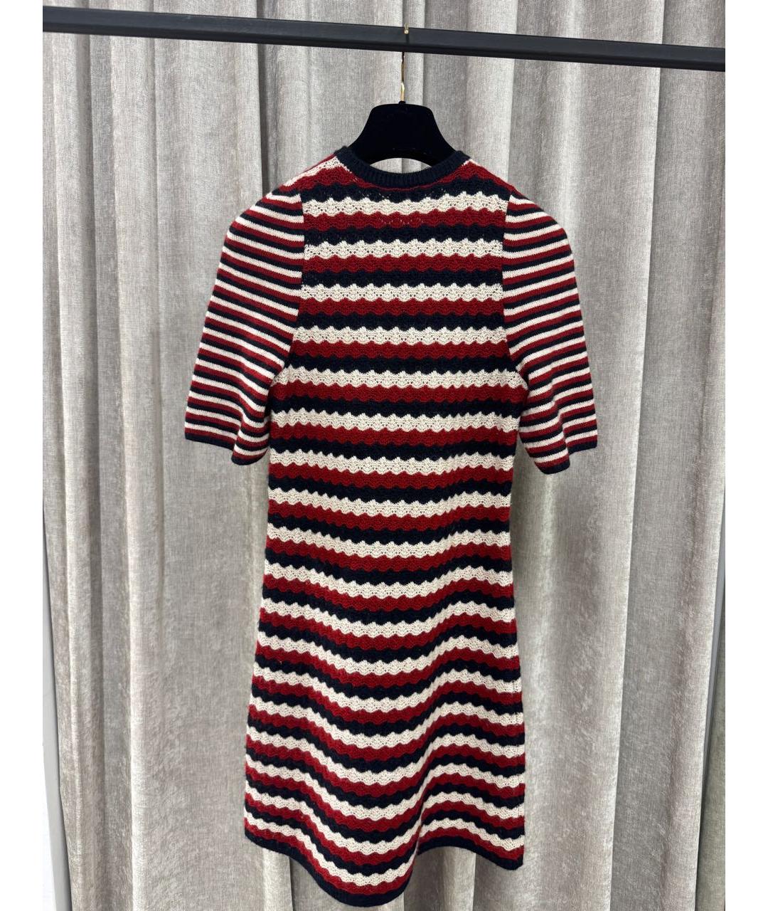 CHANEL Мульти кашемировое повседневное платье, фото 2