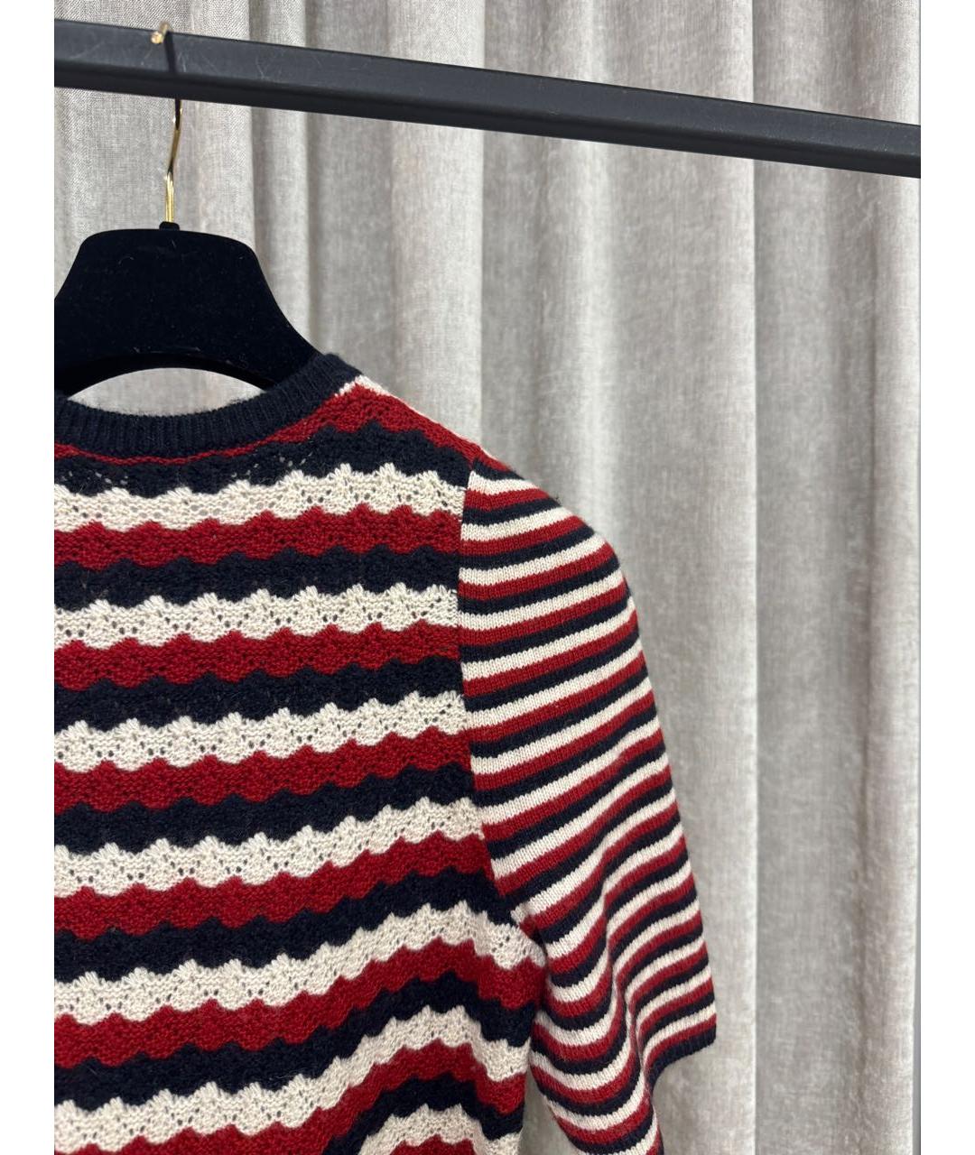 CHANEL Мульти кашемировое повседневное платье, фото 4