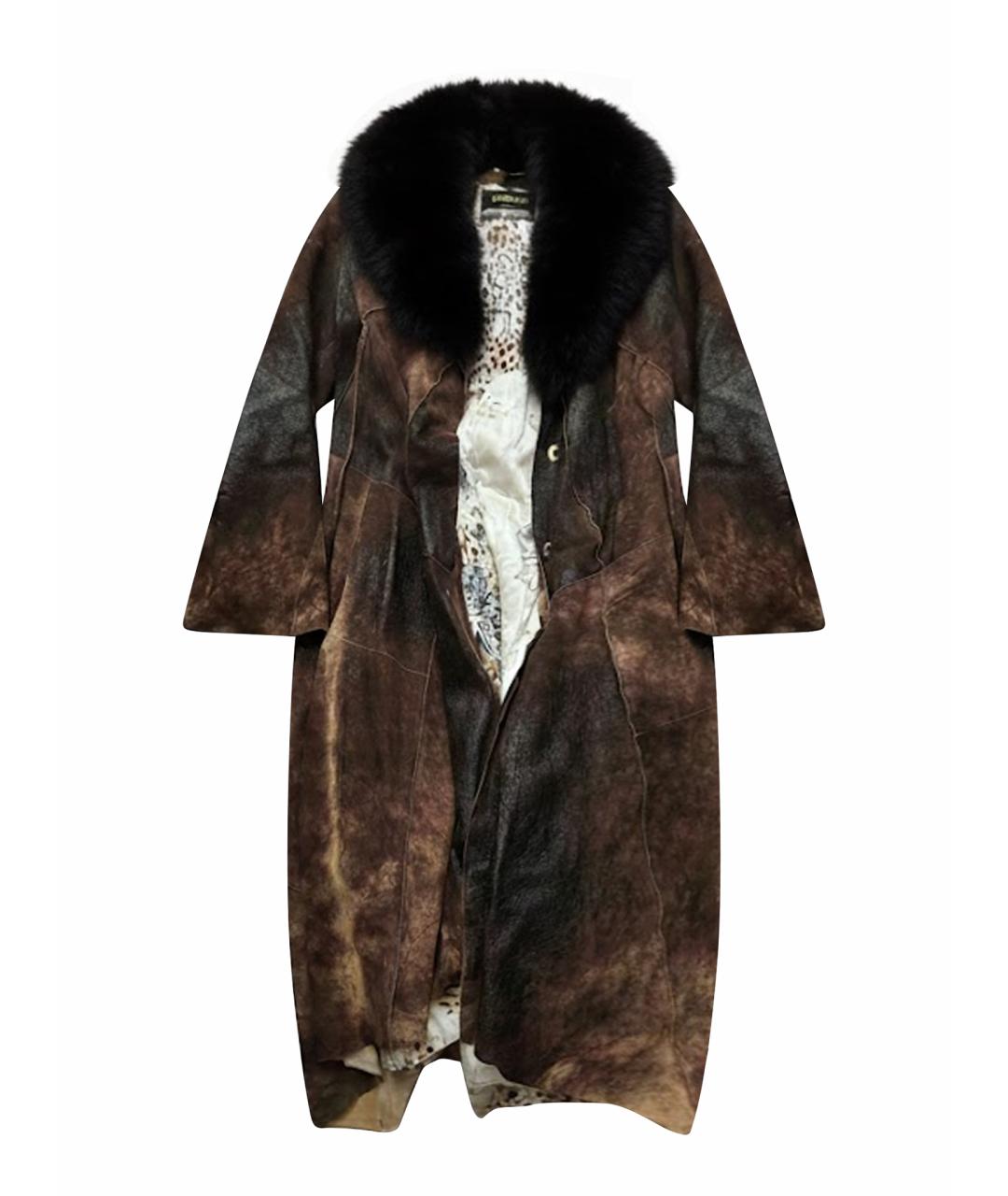 ROBERTO CAVALLI Мульти кожаная дубленка, фото 1