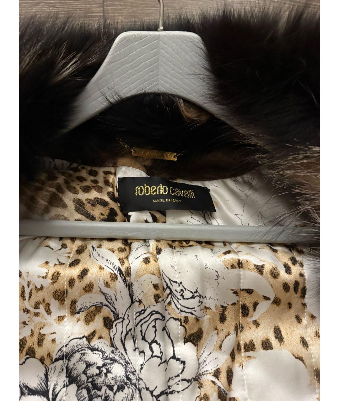 ROBERTO CAVALLI Мульти кожаная дубленка, фото 7