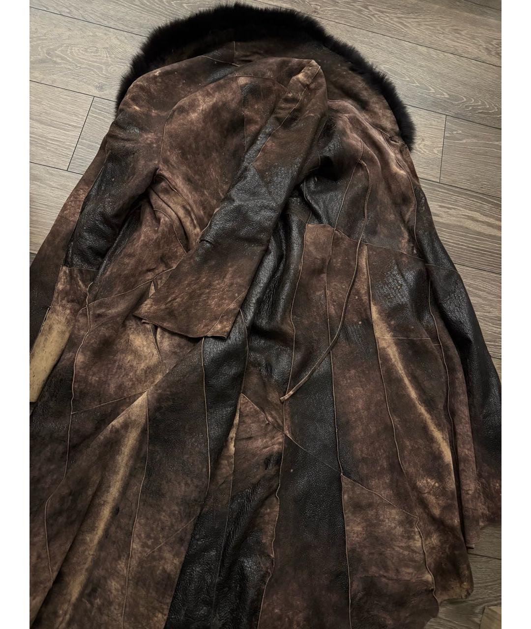 ROBERTO CAVALLI Мульти кожаная дубленка, фото 6
