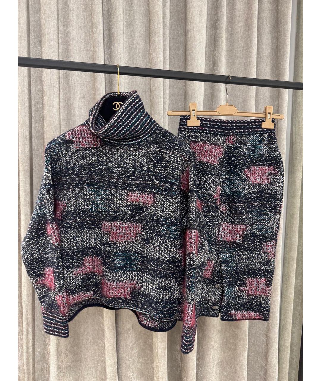 CHANEL Мульти кашемировый костюм с юбками, фото 5