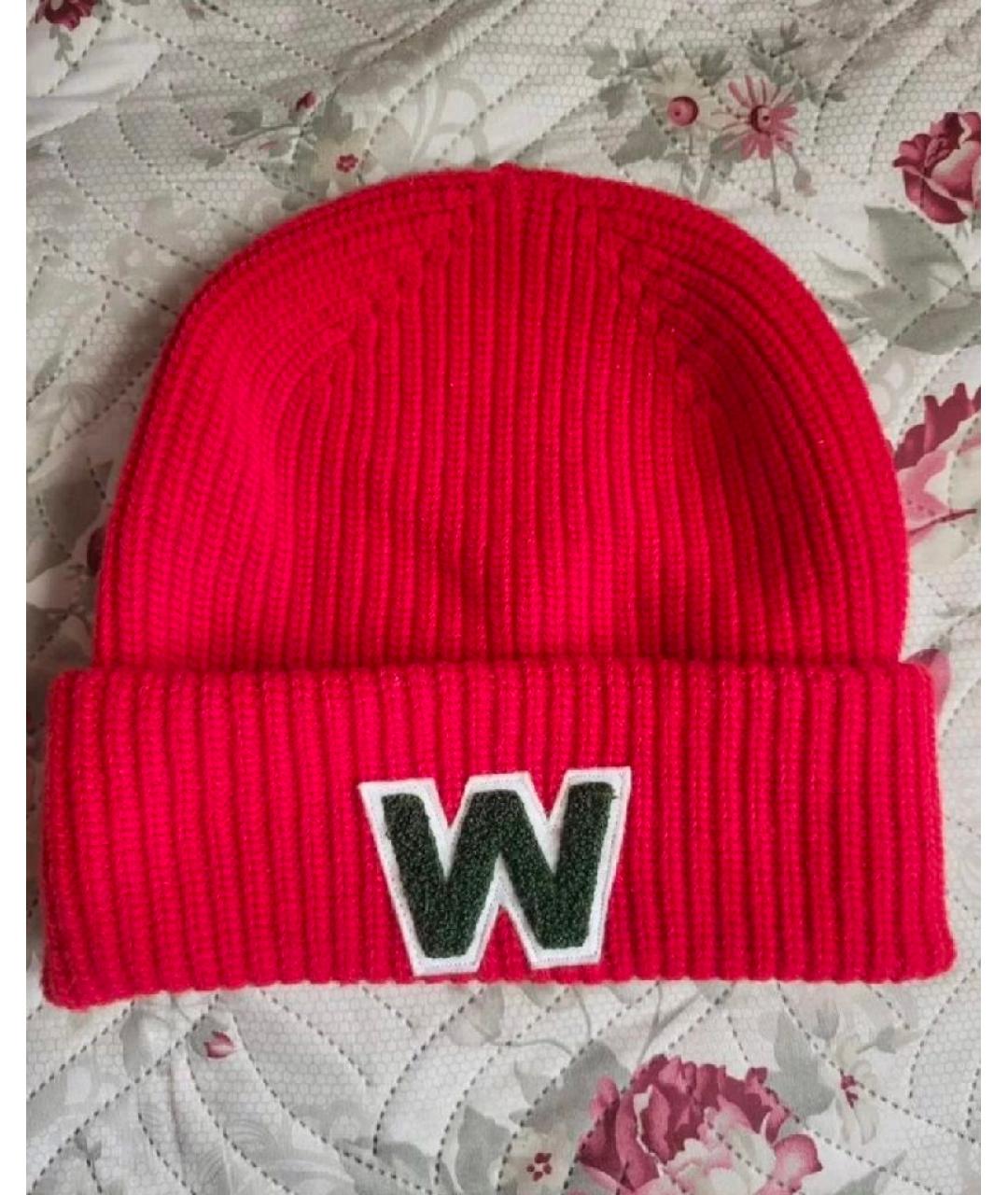 WEEKEND MAX MARA Красная шерстяная шапка, фото 6