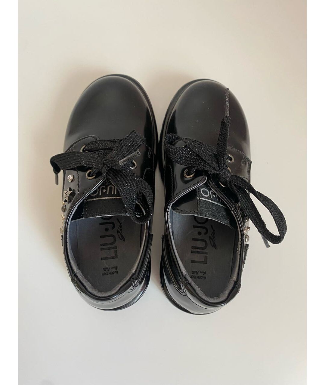 LIU JO KIDS Черные кожаные ботинки, фото 3