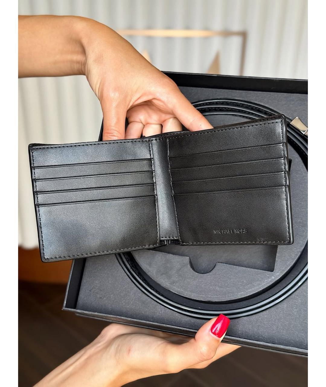 MICHAEL KORS Черный кошелек, фото 4