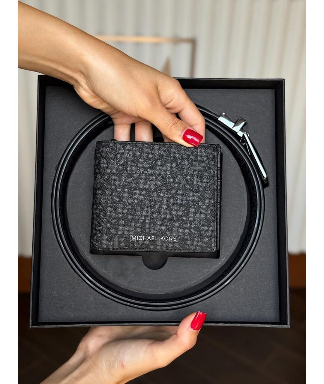 MICHAEL KORS Черный кошелек, фото 2