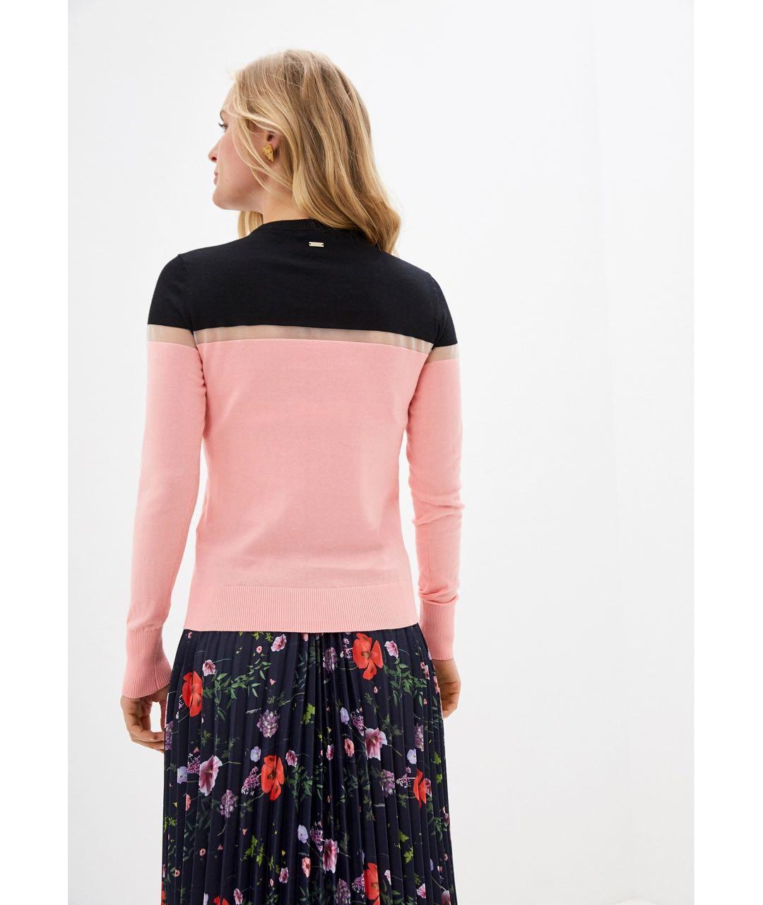 ARMANI EXCHANGE Розовый полиамидовый джемпер / свитер, фото 3