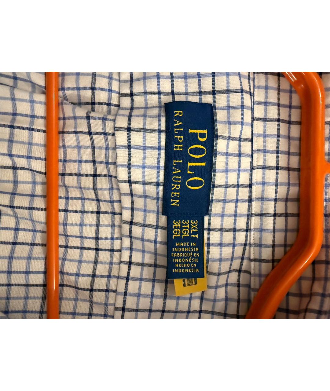 POLO RALPH LAUREN Белая хлопковая классическая рубашка, фото 3