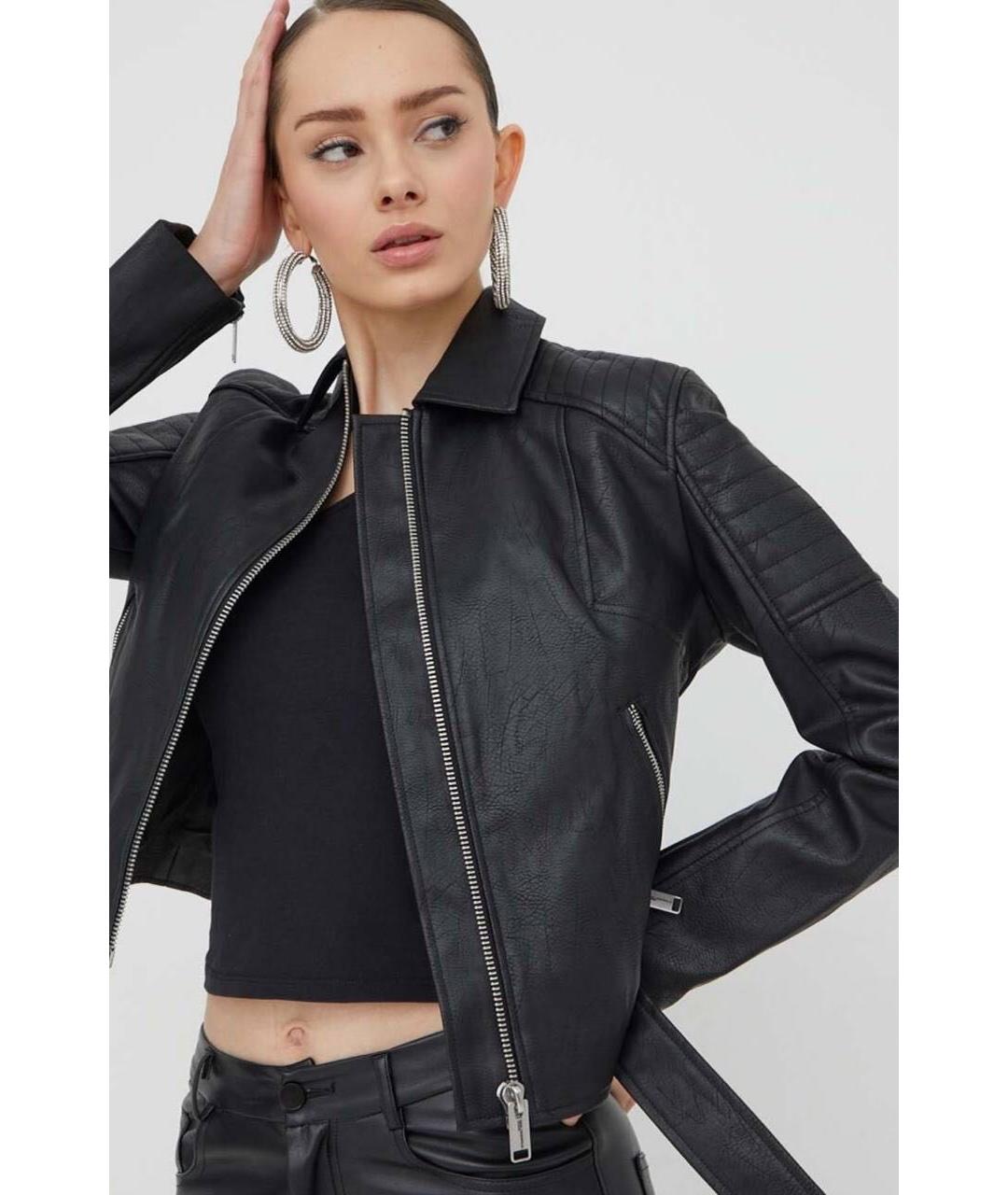 KARL LAGERFELD Черная полиамидовая куртка, фото 4