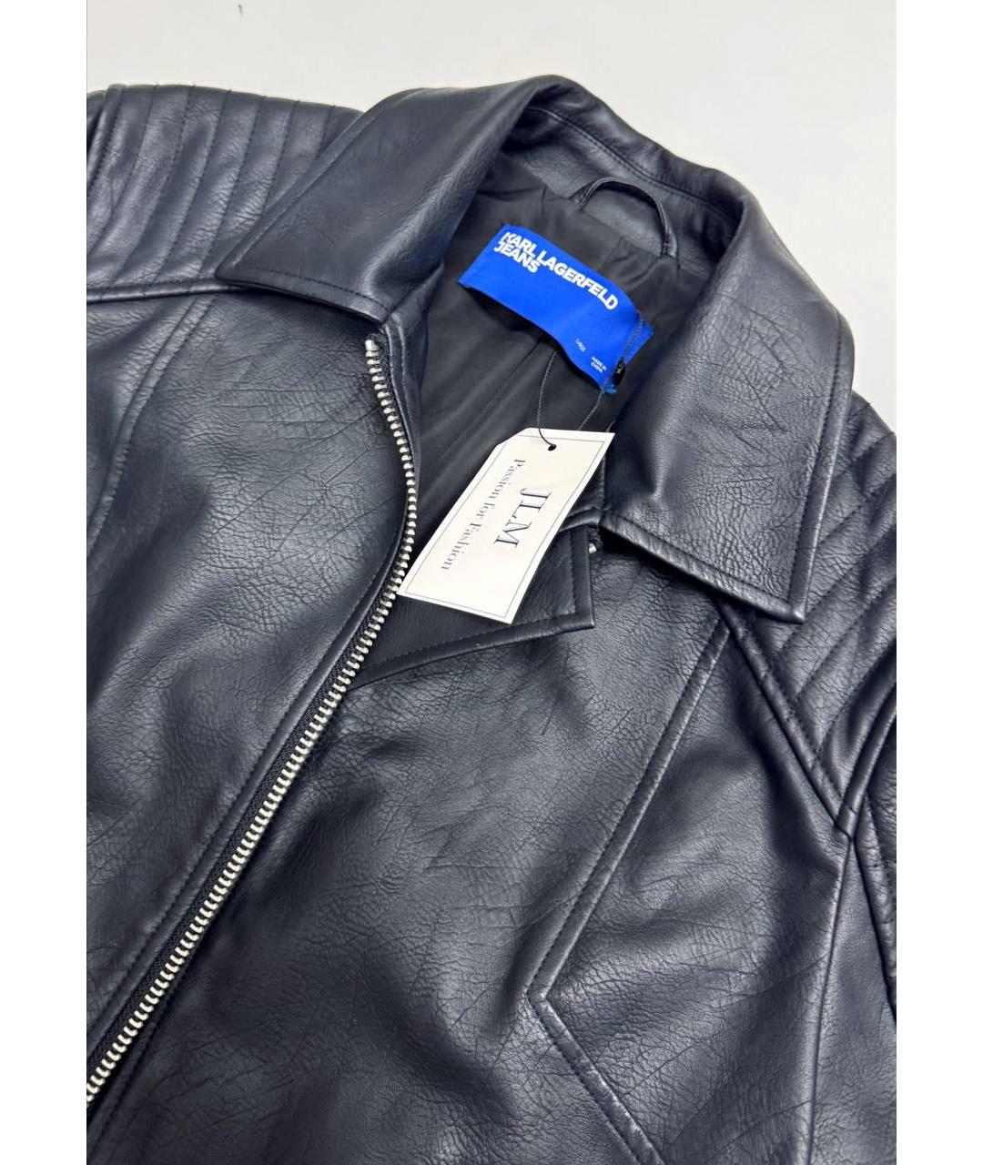 KARL LAGERFELD Черная полиамидовая куртка, фото 7