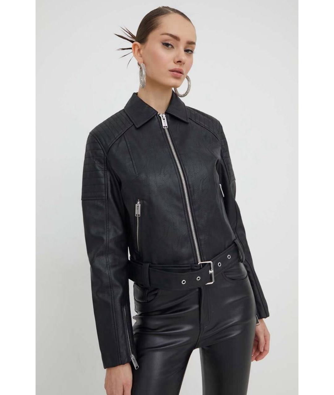 KARL LAGERFELD Черная полиамидовая куртка, фото 2