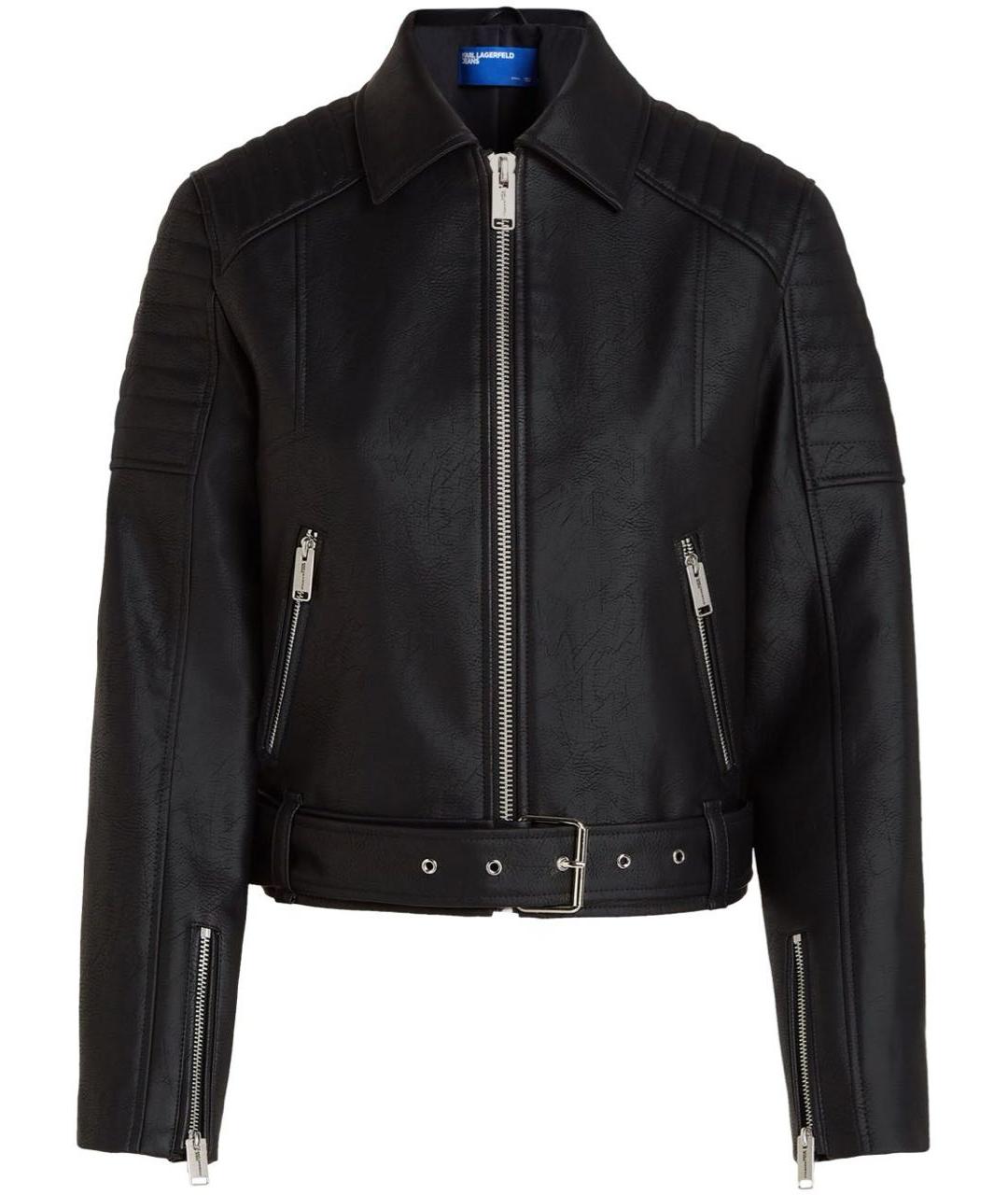 KARL LAGERFELD Черная полиамидовая куртка, фото 1