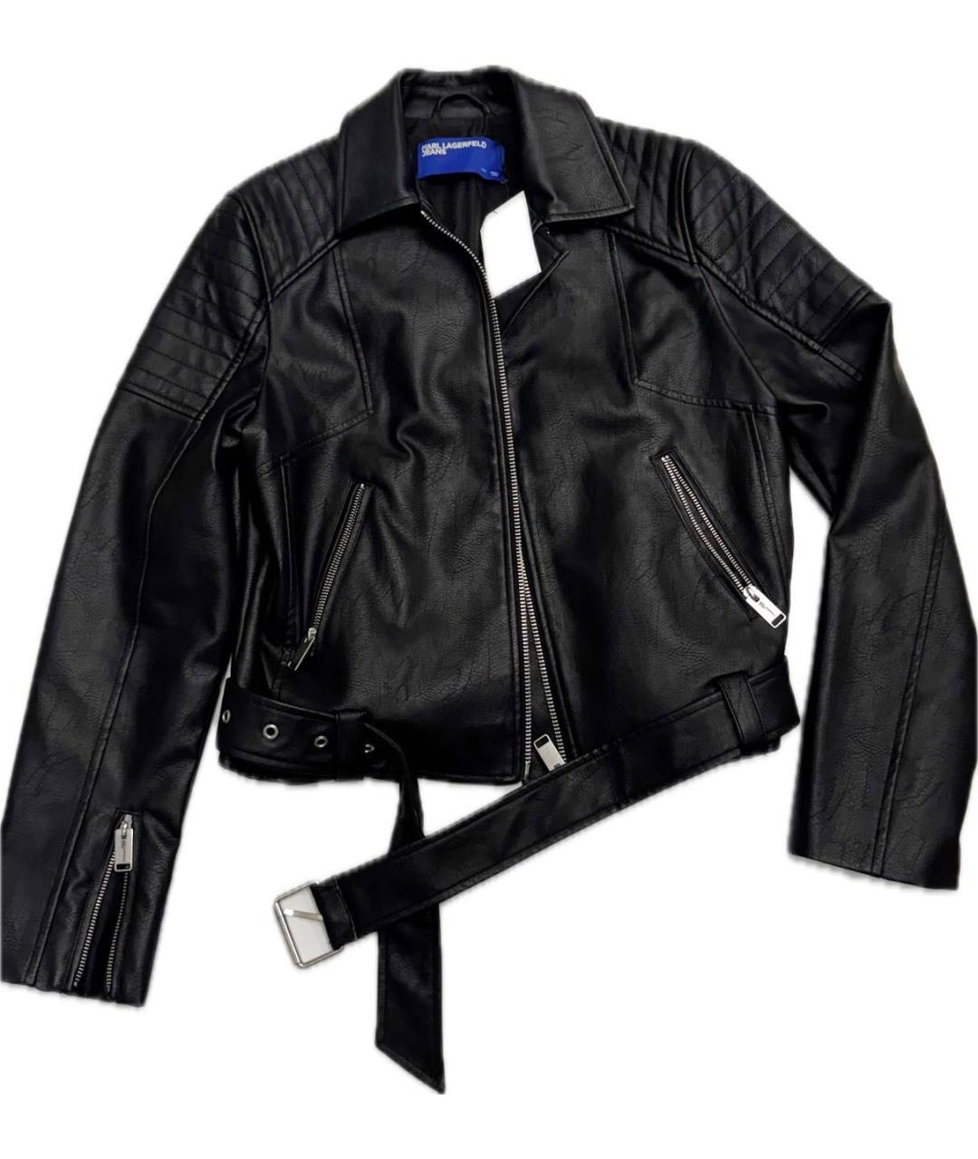 KARL LAGERFELD Черная полиамидовая куртка, фото 6