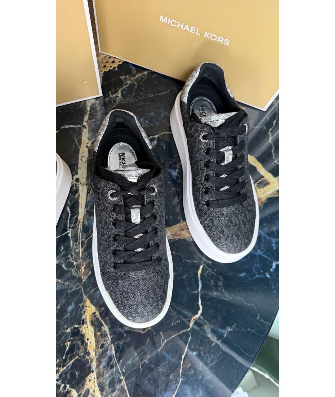 MICHAEL KORS Черные кеды, фото 3