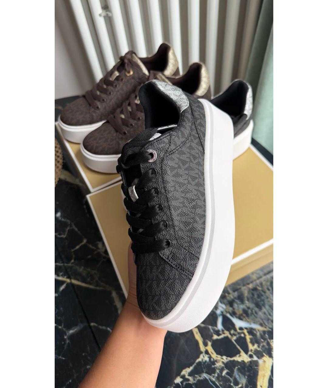 MICHAEL KORS Черные кеды, фото 4