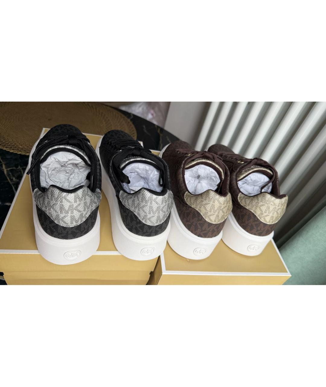 MICHAEL KORS Черные кеды, фото 5