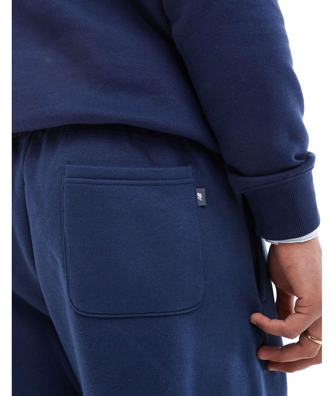 NEW BALANCE Синий хлопко-эластановый спортивный костюм, фото 8