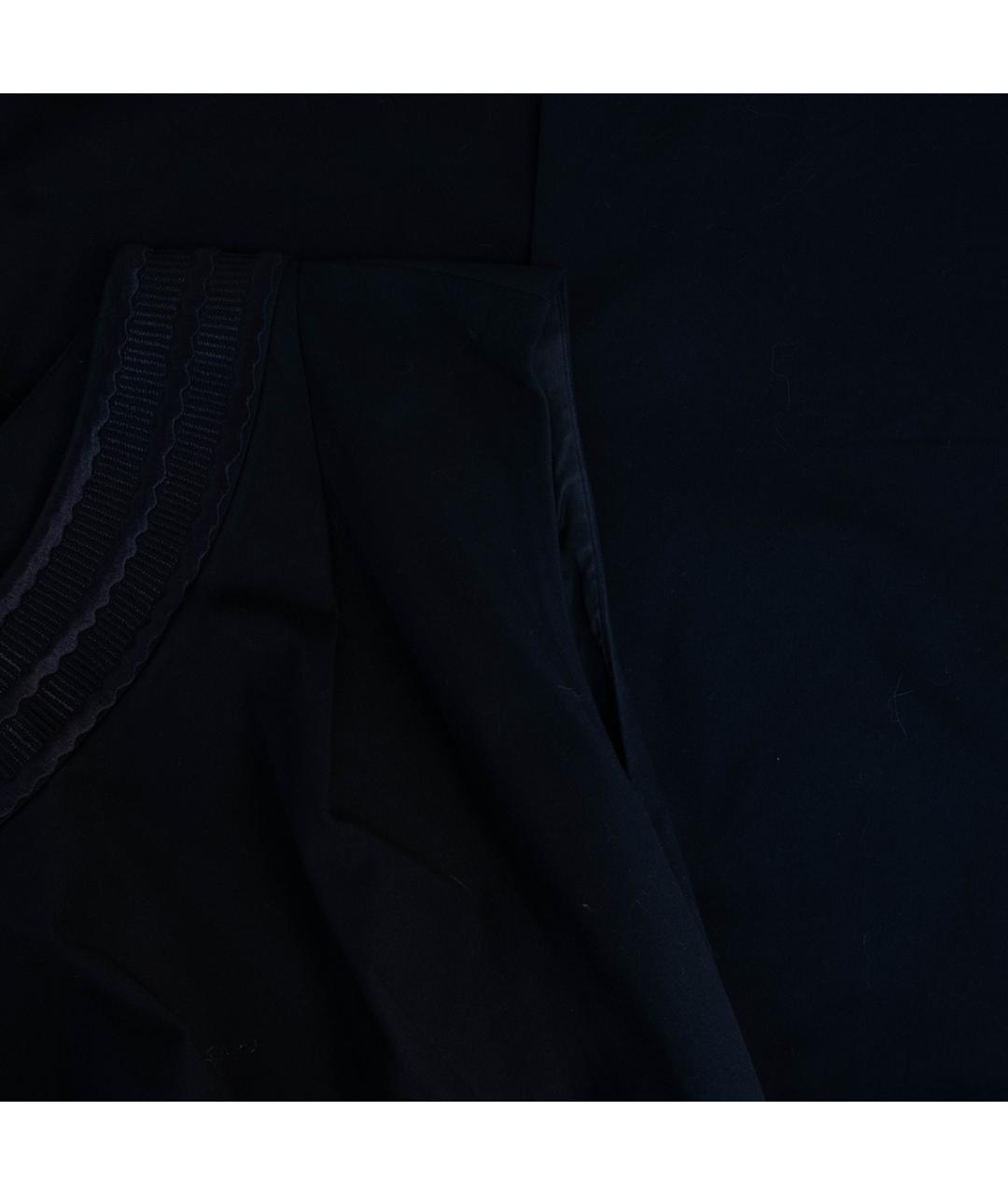 ESCADA Темно-синее хлопковое повседневное платье, фото 5