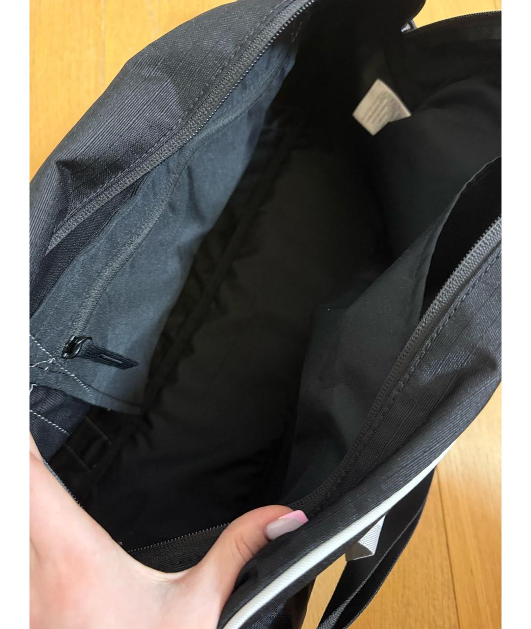 NIKE Черная тканевая дорожная/спортивная сумка, фото 4