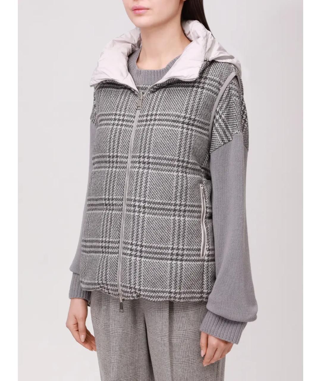 KITON Серый жилет, фото 4