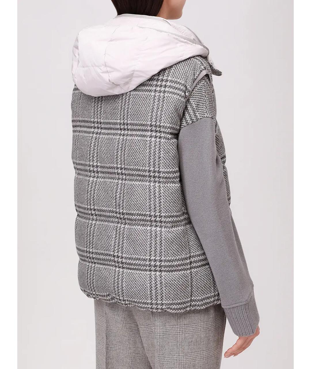 KITON Серый жилет, фото 3