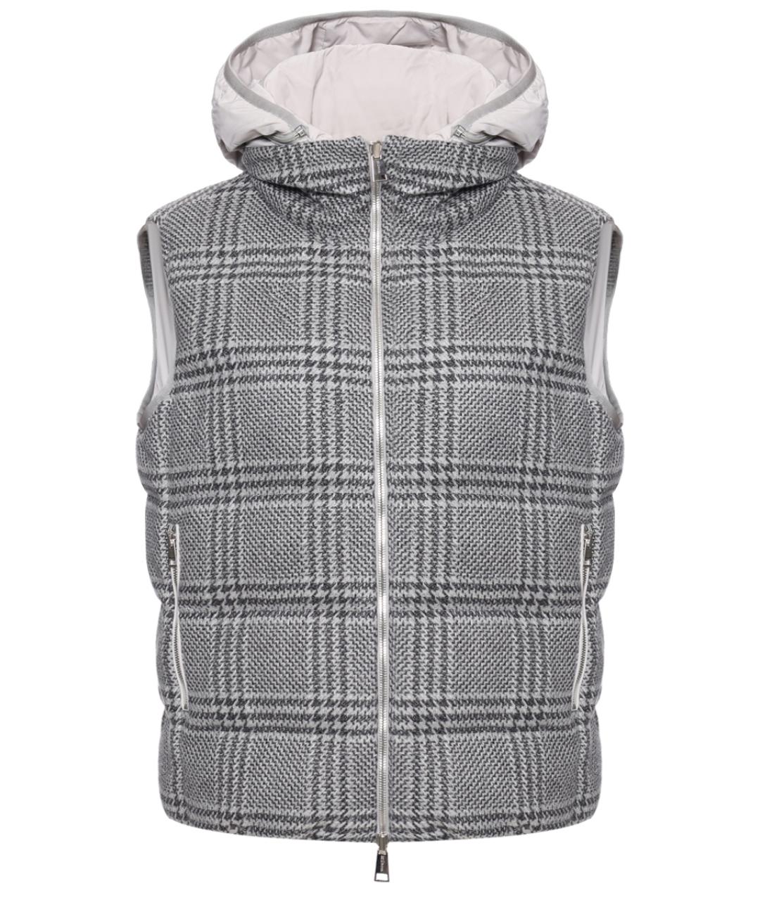 KITON Серый жилет, фото 1