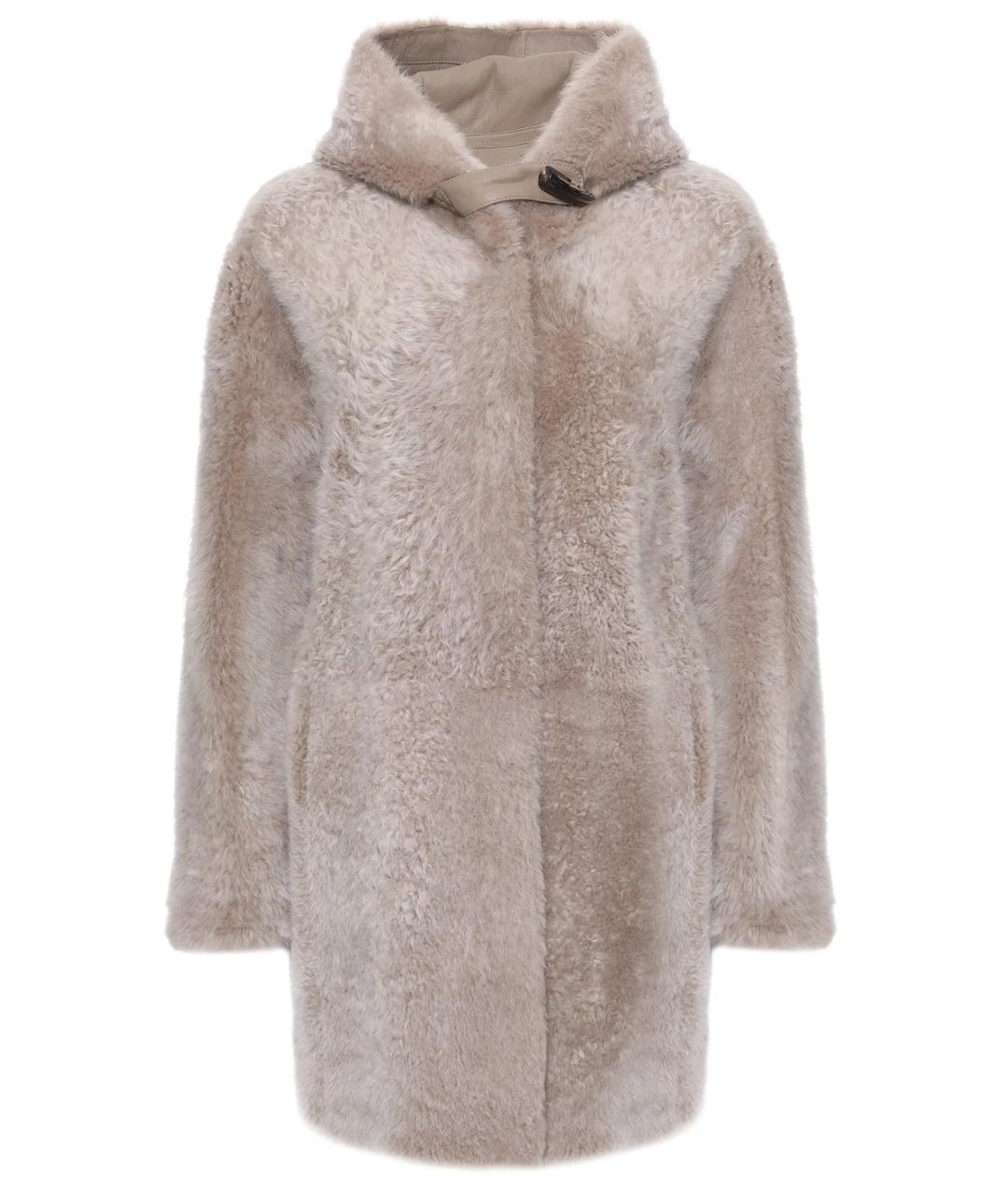 KITON Бежевая шуба, фото 1