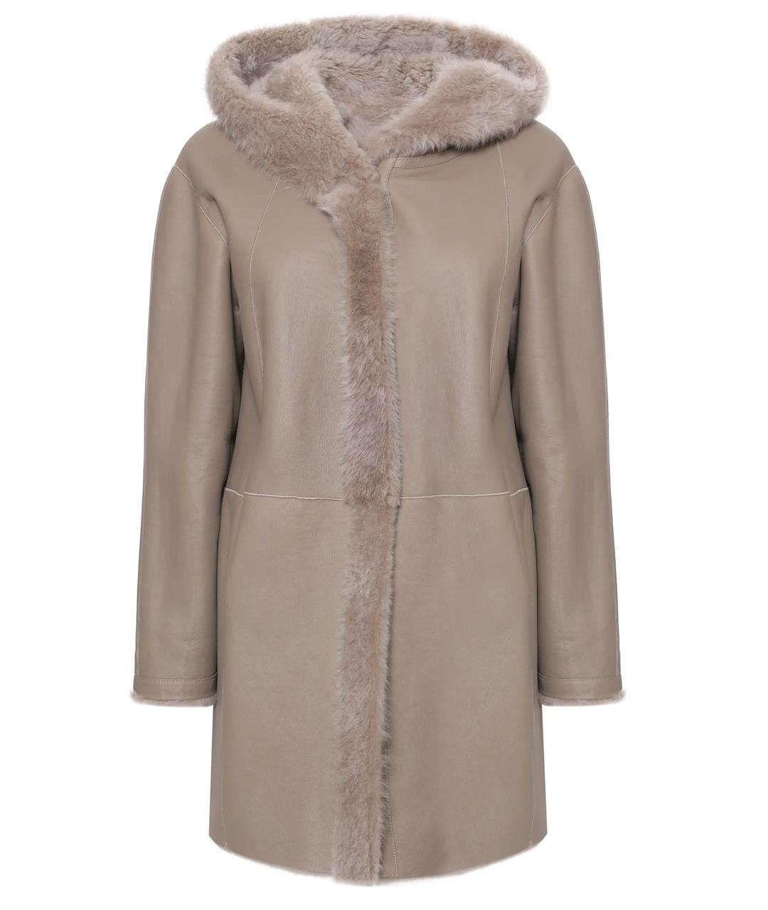 KITON Бежевая шуба, фото 2