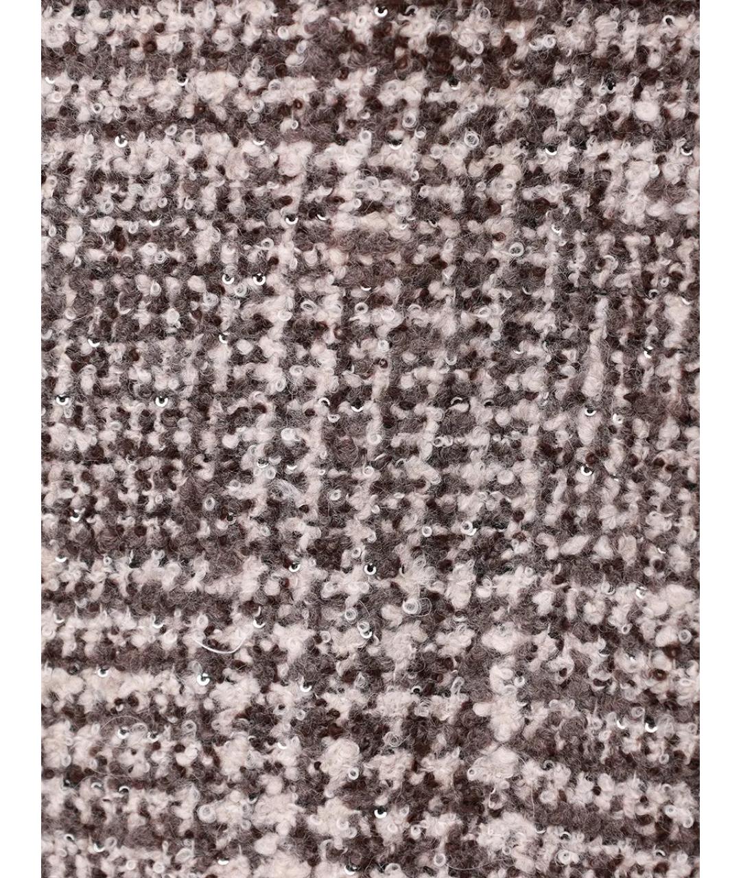 KITON Коричневое шерстяное пальто, фото 6