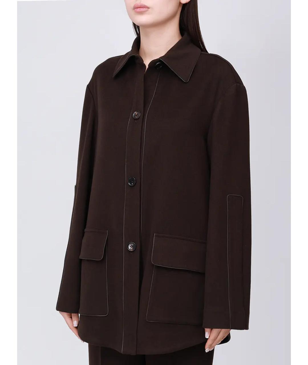 KITON Коричневое кашемировое пальто, фото 4