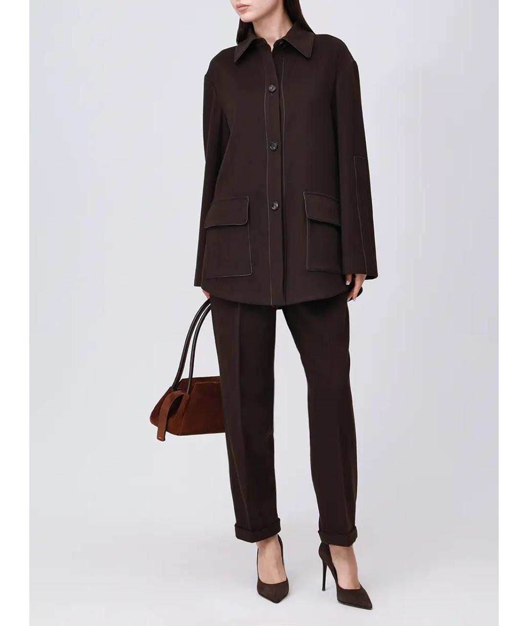 KITON Коричневое кашемировое пальто, фото 2