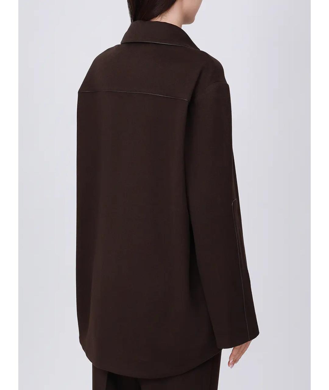 KITON Коричневое кашемировое пальто, фото 3