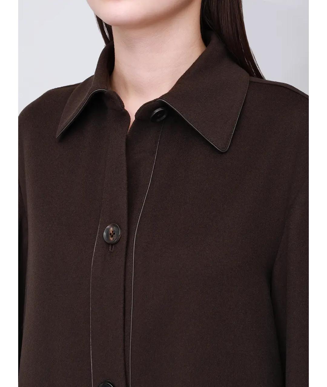 KITON Коричневое кашемировое пальто, фото 5