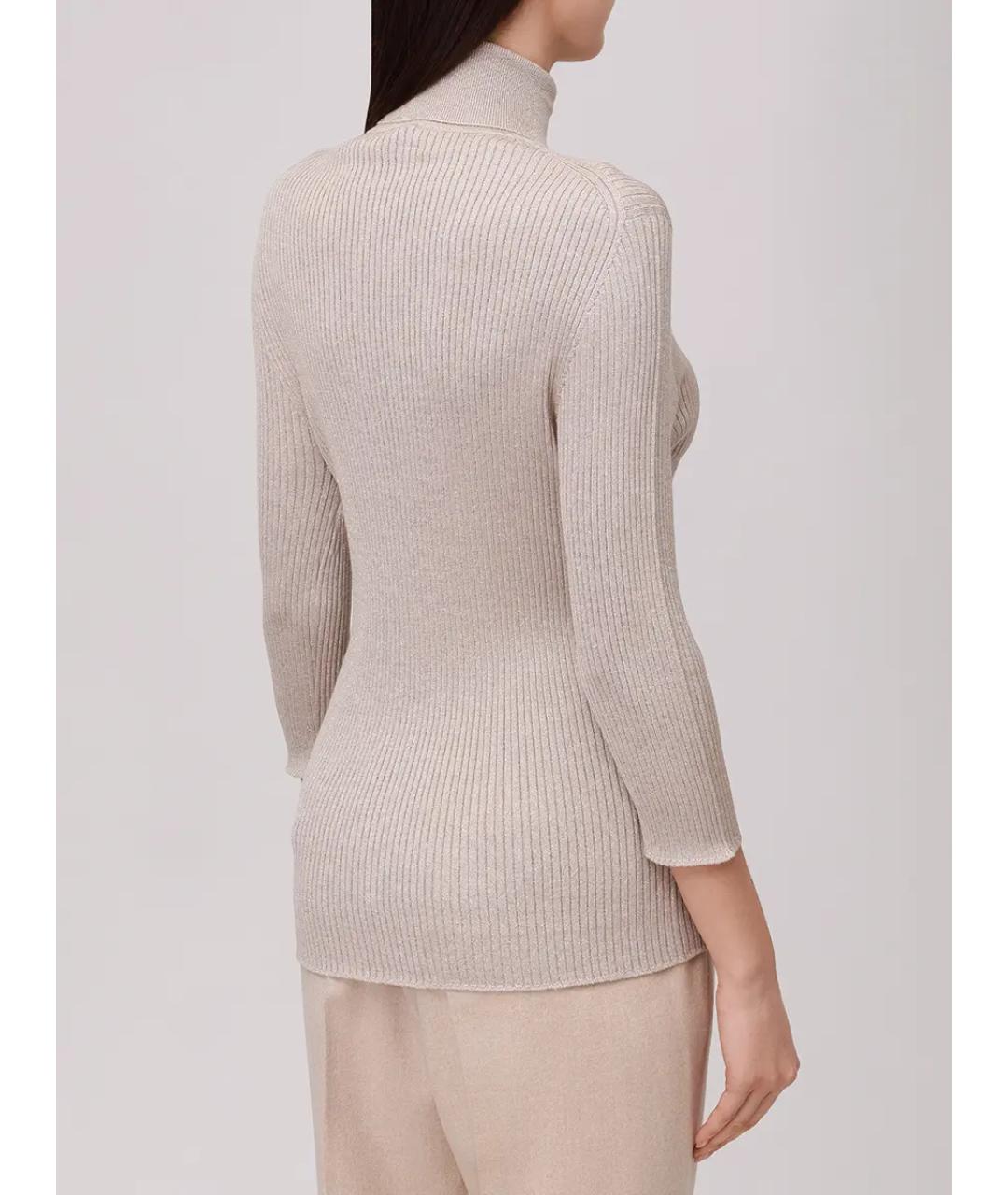 KITON Бежевая водолазка, фото 3
