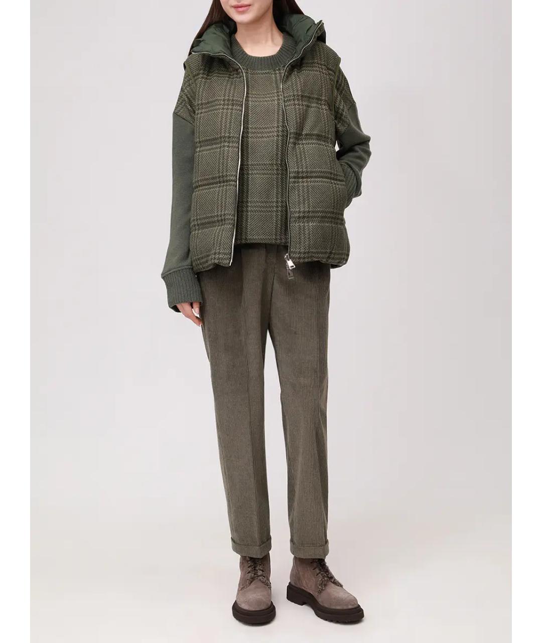 KITON Зеленый жилет, фото 2