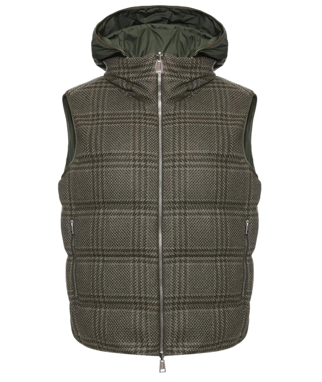 KITON Зеленый жилет, фото 1