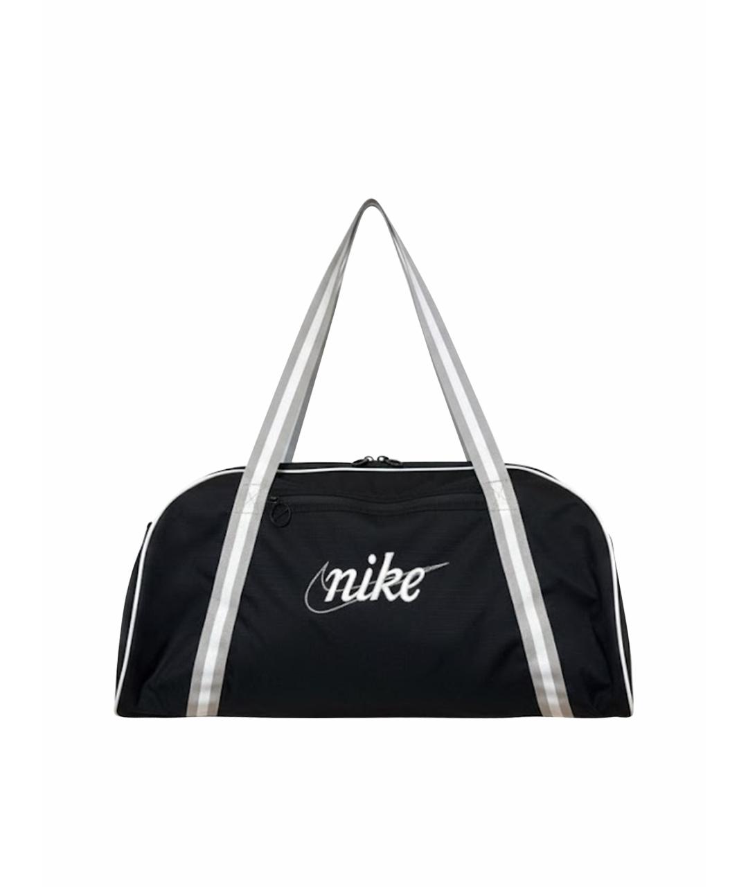NIKE Черная тканевая дорожная/спортивная сумка, фото 5