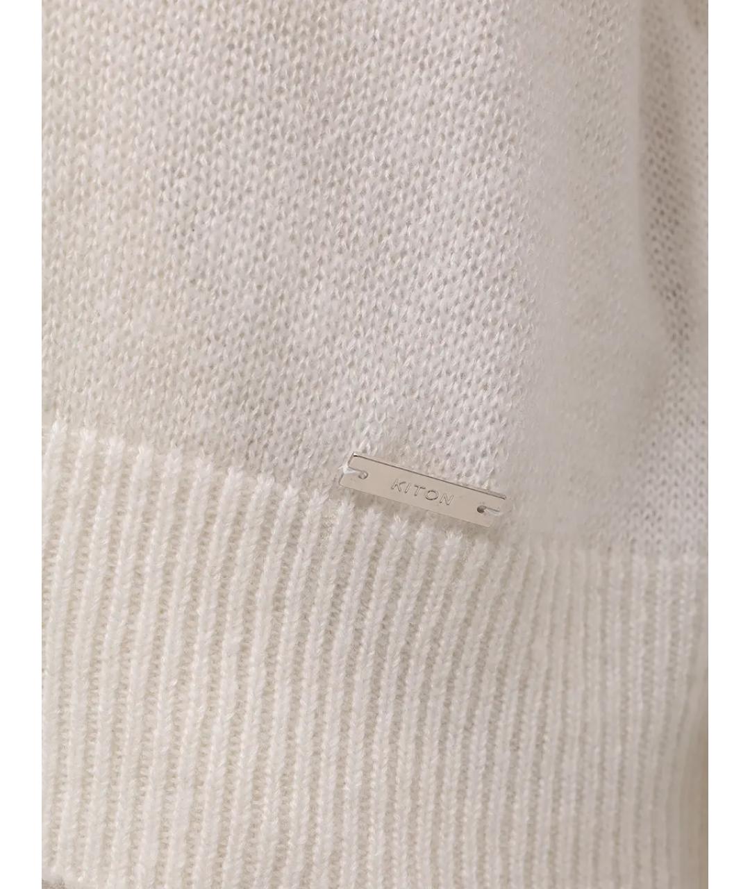 KITON Белый джемпер / свитер, фото 6