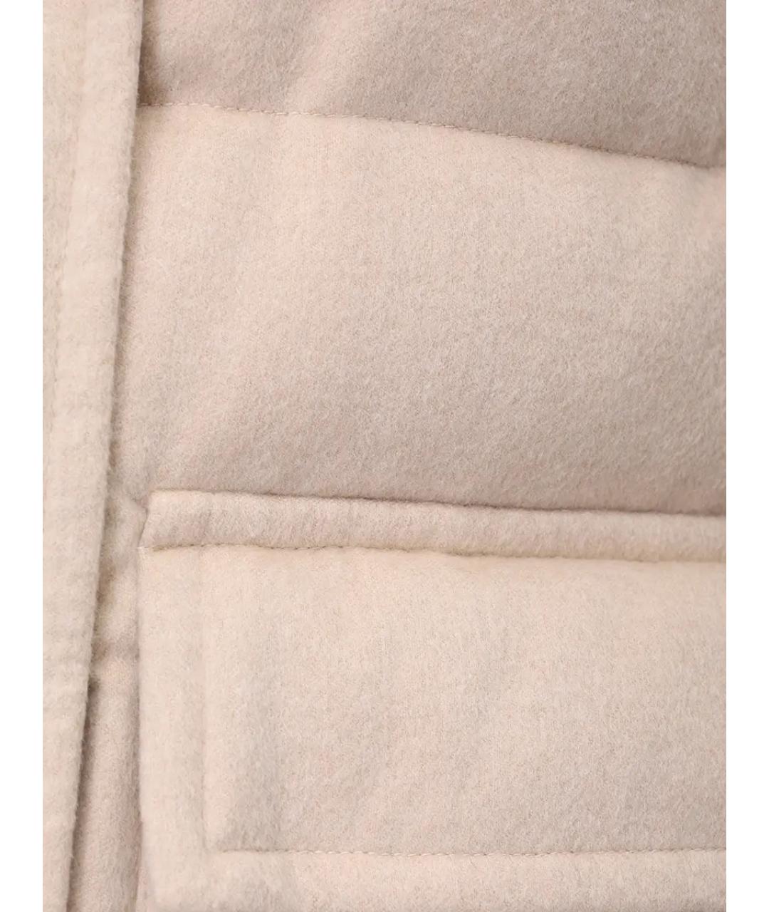 KITON Бежевый кашемировый пуховик, фото 6