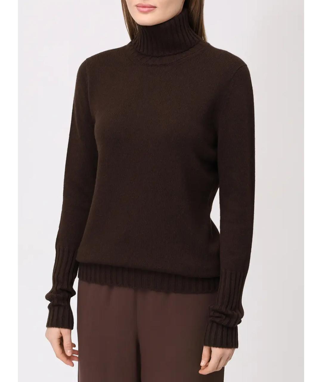 KITON Коричневая кашемировая водолазка, фото 4