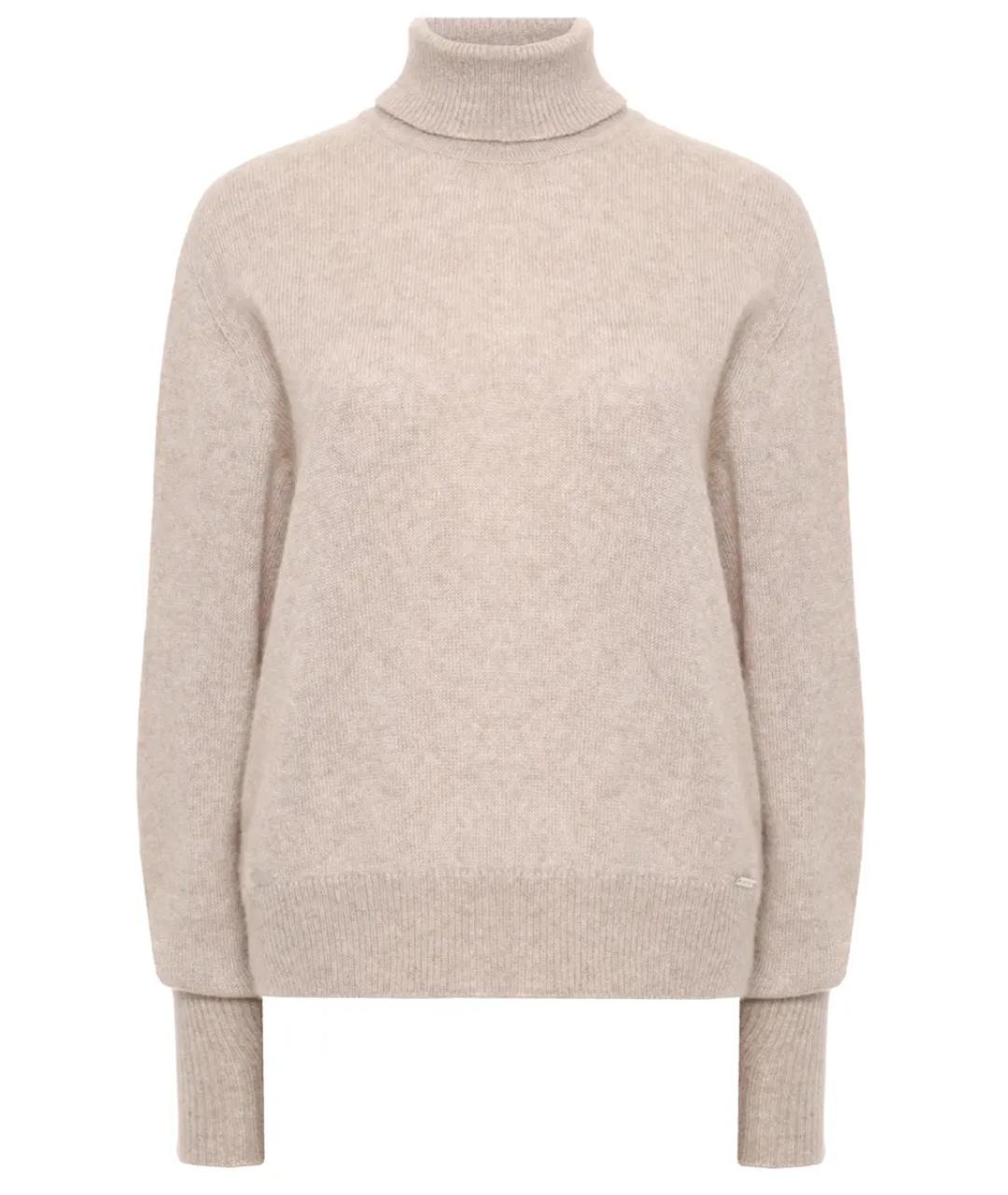 KITON Бежевый шерстяной джемпер / свитер, фото 1