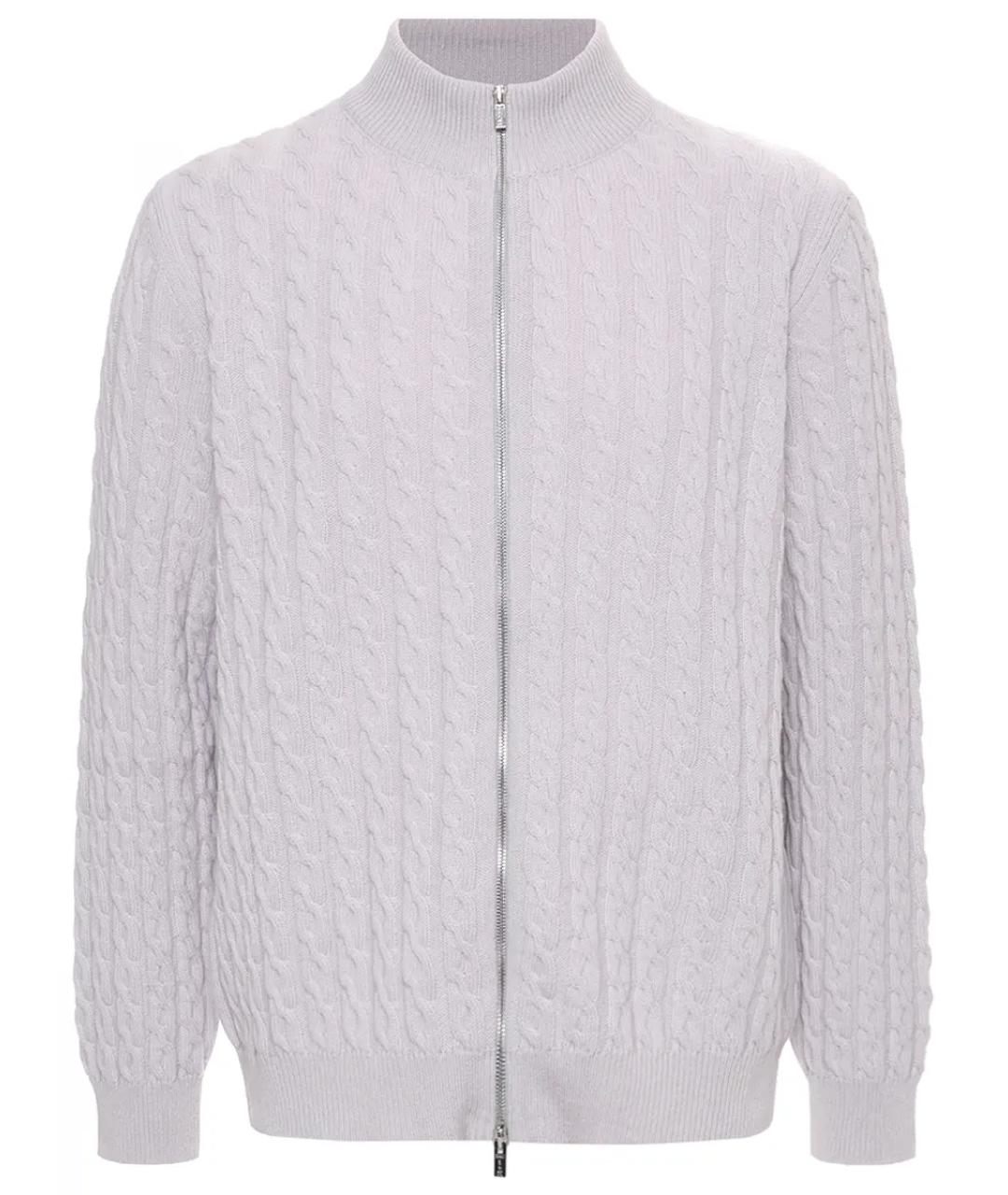 KITON Серый кашемировый кардиган, фото 1