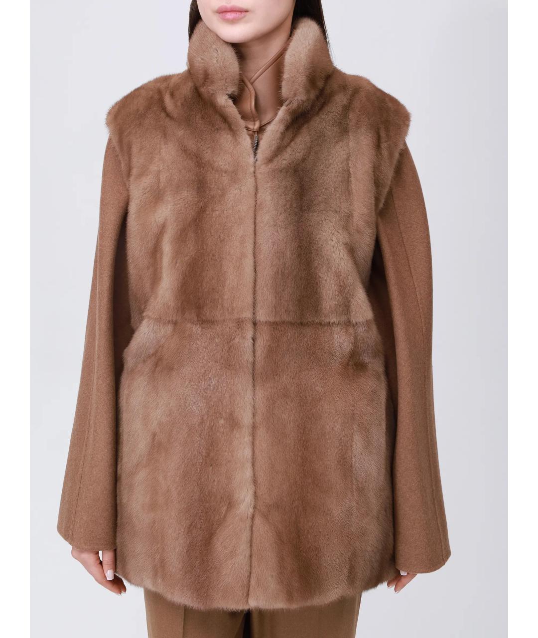 KITON Бежевая шерстяная парка, фото 3