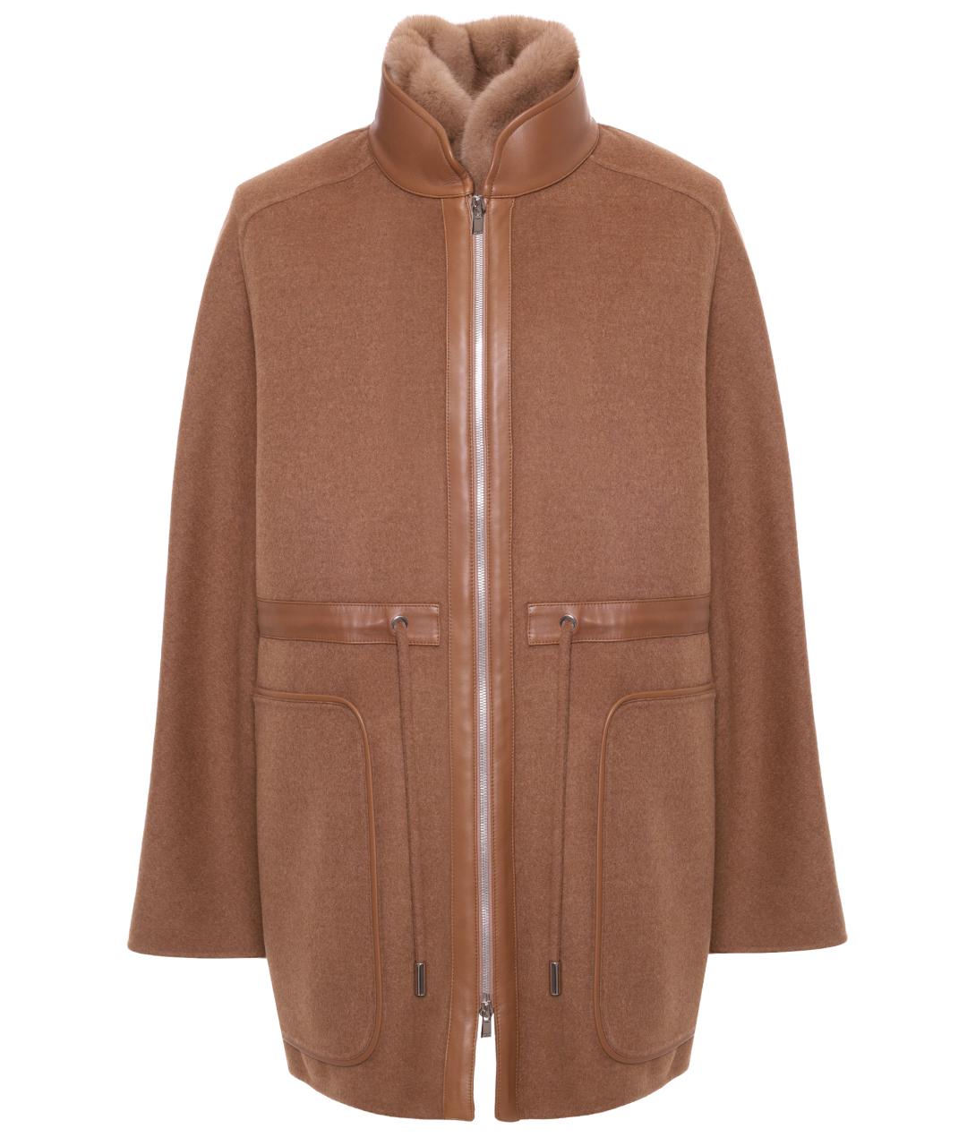 KITON Бежевая шерстяная парка, фото 1